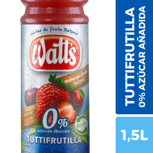 Néctar Watt's light tutti frutilla botella 1.5 L