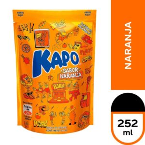 Jugo Kapo, naranja, sachet, 252 ml