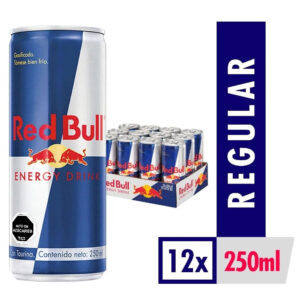 Pack bebida energética energy drink lata 12 un de 250 ml