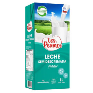 Leche semidescremada