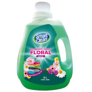 Detergente lÍquido Smart Clean matic floral 5 L