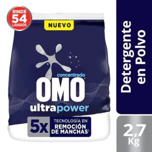 Detergente en polvo Omo matic multiacción 2.7 Kg