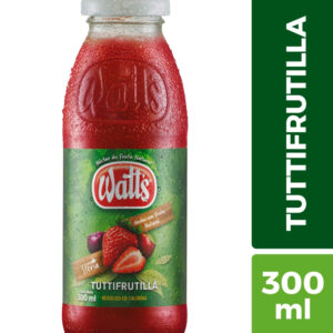 Néctar Watt's tutti frutilla boca ancha 300 ml