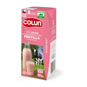 Leche semidescremada Colun sabor frutilla 200 ml