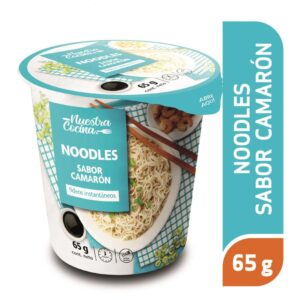 Fideos instantneos Nuestra Cocina sabor camarn pote 65 g
