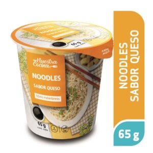 Fideos instantáneos Nuestra Cocina sabor queso pote 65 g