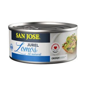 Lomos de jurel natural contenido neto 160G Contenido drenado 104G
