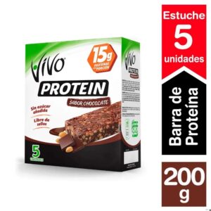 Barra de cereal proteína chocolate 5 un de 40 g