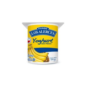 Yoghurt batido sabor plátano