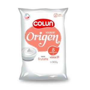 Yoghurt Origen sabor frutilla bolsa