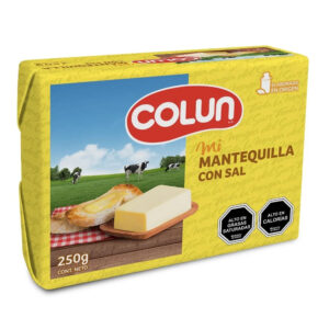 Mantequilla Colun con sal pan 250 g