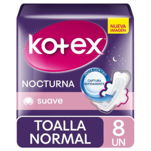 Toalla higiénica normal nocturna suave