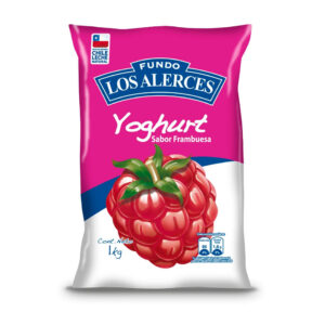 Yoghurt Los Alerces frambuesa bolsa 1 Kg