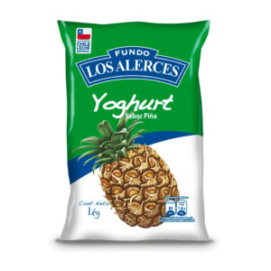 Yoghurt Los Alerces piña bolsa 1 Kg
