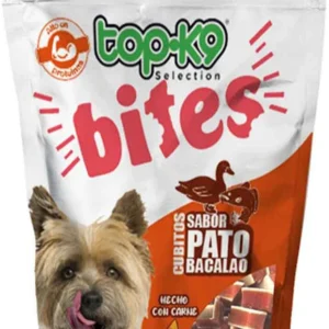 Topk9 Snack Bites Cubitos Pato Bacalao